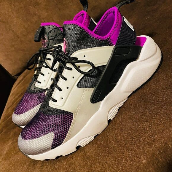 Excellent NIKE Air Huarache Run Ultra 'Purple Dynasty' 8 Mens US 41 EUR 819685 - Picture 4 of 14